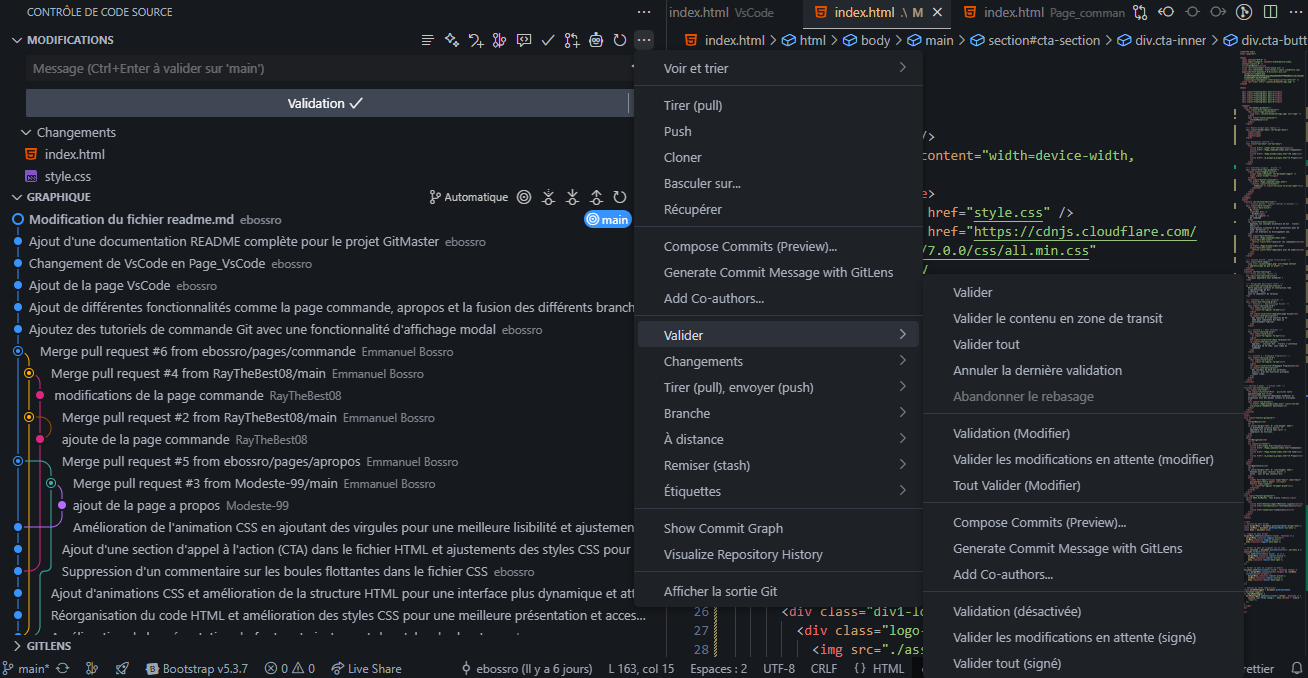 Image mettant l'apprentissage du git en avant